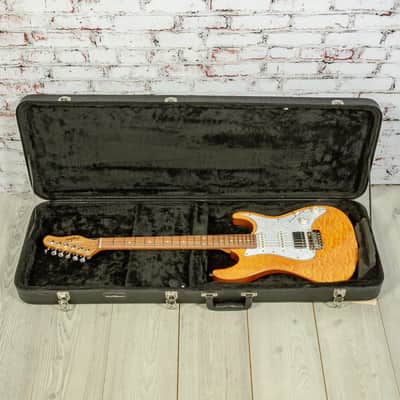 Tagima - Stella DW - Double-Cut HSS Electric Guitar - Amber Top - x0081 - USED image 12