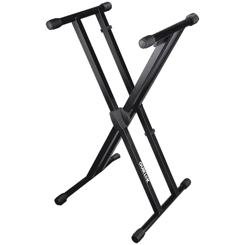 Quik-Lok T550 Double-Braced X-Style Keyboard Stand image 1