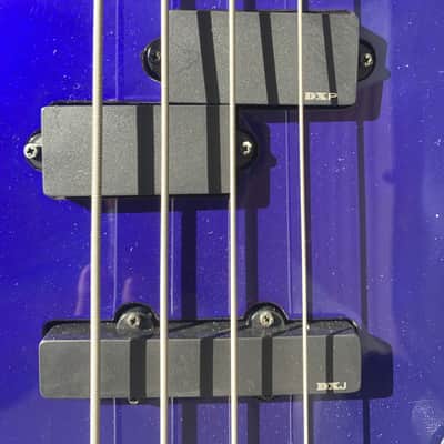 1997 Ibanez SR400 -JB Jewel Blue Electric Bass Guitar w/hard case image 8