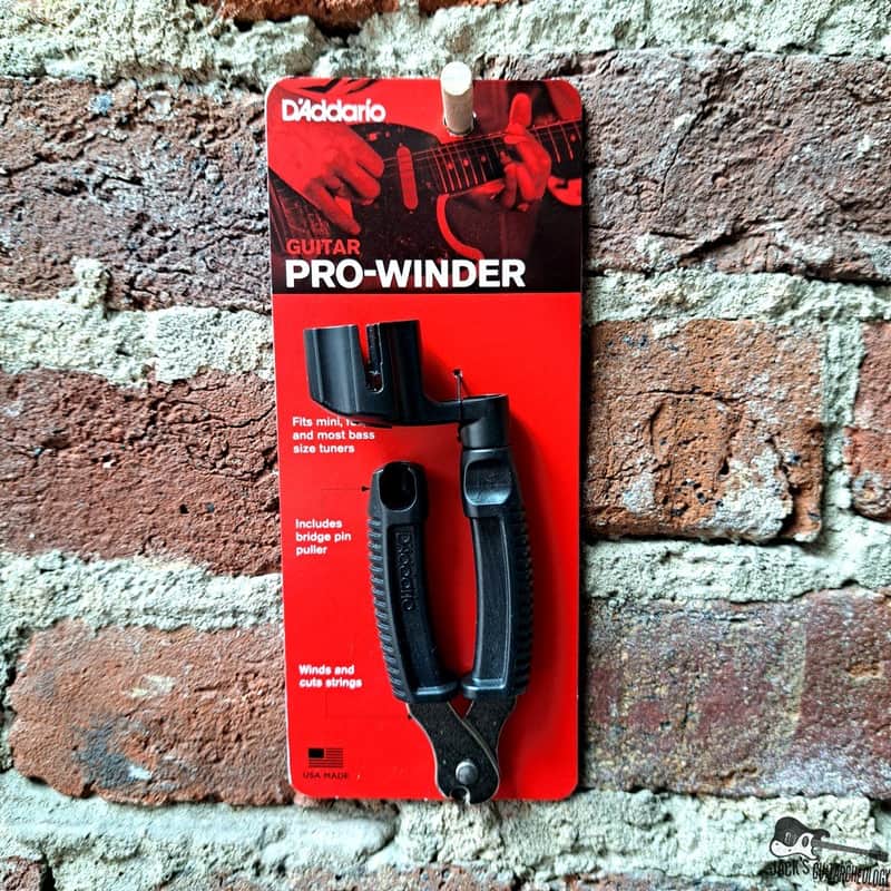 D'Addario Pro-Winder String Winder, Cutter & Bridge Pin Puller (Black) image 1