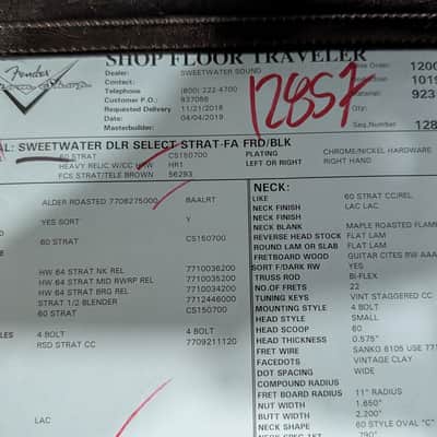 Fender Custom Shop GT11 Relic 60's  Stratocaster 2019 - Heavy Relic Red image 15