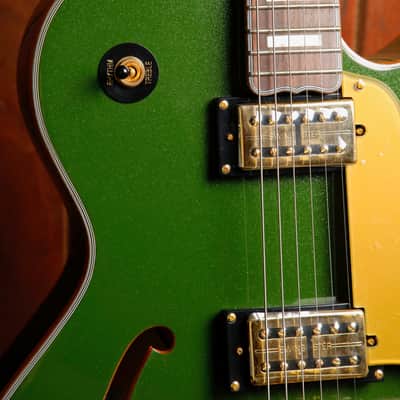Epiphone Emperor Swingster Forest Green Metallic Hollowbody Electric Guitar image 5