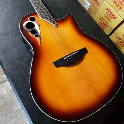 Ovation Celebrity Deluxe E-Acoustic Guitar CDX40-1-G - Vintage Suburst Satin image 1