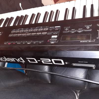 Roland D-20 61-Key Multi-Timbral Linear Synthesizer / Multitrack Sequencer 1988 - 1992 - Black image 3