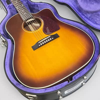 Epiphone Inspired by Gibson J-45 Standard Acoustic-Electric Guitar - Vintage Sunburst image 10