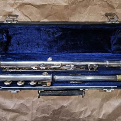 Armstrong 103 B-Foot Open-Hole Flute, with Case. USA. Very Good Condition image 4