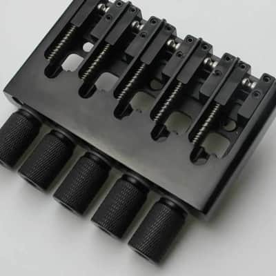 5 String Headless Bass Bridge Tremolo System with Adjustable Saddles image 2