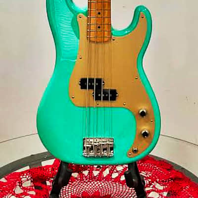 Fender Vintera '50s Precision Bass with Maple Fretboard - Seafoam Green image 1