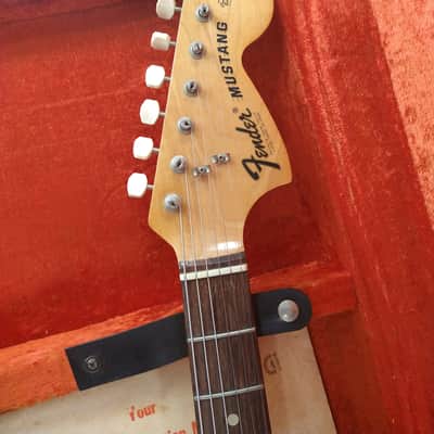 Fender Mustang Guitar with Rosewood Fretboard, Natural, 1975-1979 image 10