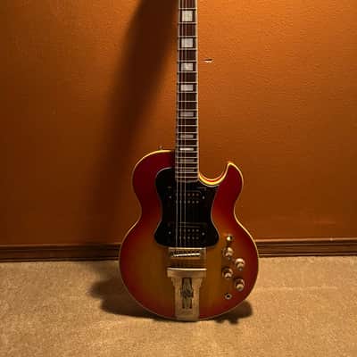 Ibanez 2399DX L-Style Solid Body 1974 - 1976 - Cherry Sunburst image 1