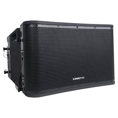 ZS-112BPW-PAIR | ZETHUS Series Pair of 12” Powered 2-Way Line Array Loudspeaker System w/ Two Titanium Compression Drivers, Onboard DSP, Black image 2