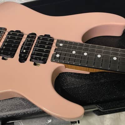NEW ! Jackson Custom Shop Dinky HSH - Roasted Maple Neck & Ebony Fretboard - DK - Shell Pink - Authorized Dealer - 8.35 lbs - G07118 image 2