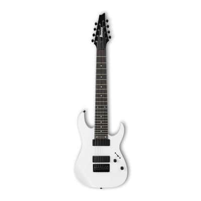 Ibanez RG Series RG8 8-String Electric Guitar, Rosewood Fretboard, White image 4
