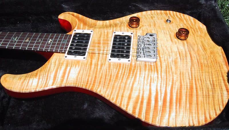 Paul Reed Smith Custom One Piece Top 1985 Vintage Yellow Sunburst image 1