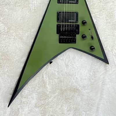 Jackson X Series Rhoads RRX24 Electric, Laurel Fretboard, Matte Army Drab Finish image 1