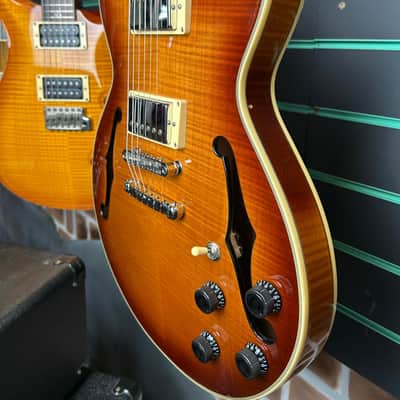 Ibanez AGS73FM Violin Sunburst 2018 Semi-Hollow Electric Guitar image 5