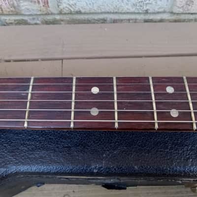 Vintage Circa 1965 Hofner 173 "Brokat" Vinyl Finish Electric Guitar w/ Original Hardshell Case! image 8