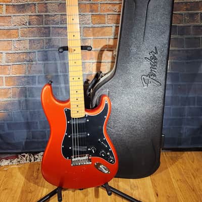 Fender 2001 American Standard Stratocaster Chrome Red w/ OHSC & Bartolini Loaded Pickguard image 1