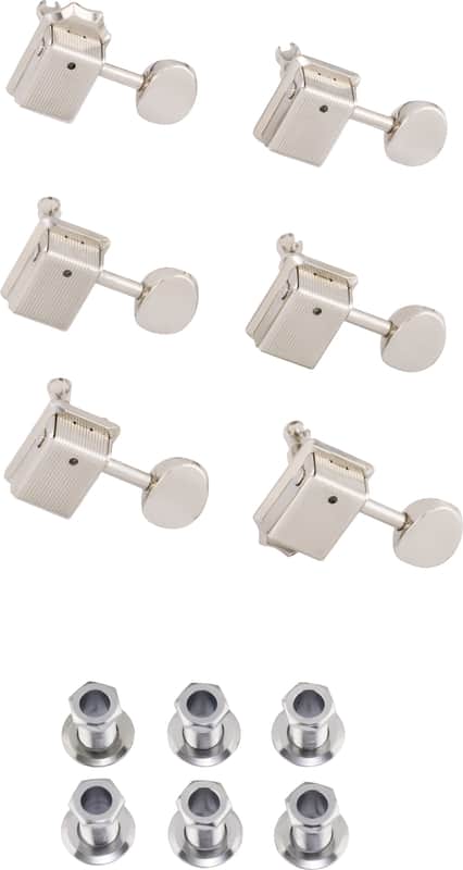 Fender 099-0802-100 American Performer Classic Gear Tuning Heads Chrome image 1