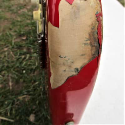 Fender Squier Stratocaster Guitar, 1984-1987, Japan, Serial # E642167, Torino Red, Gig Bag image 9