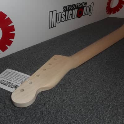 Allparts Fender Licensed Maple "C" Profile Neck For Tele, Rosewood Fingerboard - #TRO-C image 5