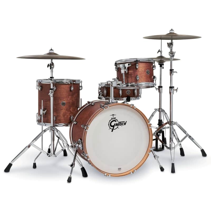 Gretsch CT1-R424 Catalina Club Satin Walnut Glaze - Drum Shell Set image 1