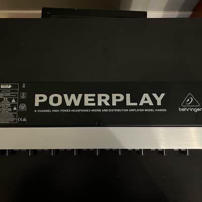 Behringer Powerplay Pro-8 HA8000 Version 2 8-Channel Headphone Amplifier - Black / Silver image 1