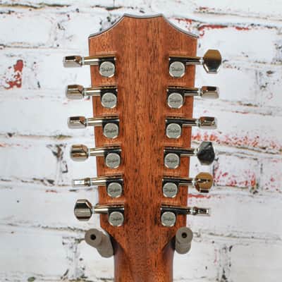 Taylor - 354ce - 12 String Acoustic-Electric Guitar -Sapele/Sitka - V-Class Bracing - Natural - with  Hardshell Case - x5043 (354ce-3) image 6