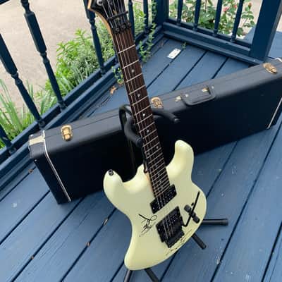 Kramer American Pacer Imperial 1986 Cream White Signed by Ritchie Sambora image 1