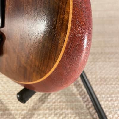 Wal Custom 1983 MKI Mark1 Fretless Bass Left Handed With Flamed Hydua Facings (Original Owner) image 9