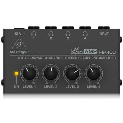 Behringer HA-400 Ultra Compact 4-Channel Stereo Headphone Amplifier image 5
