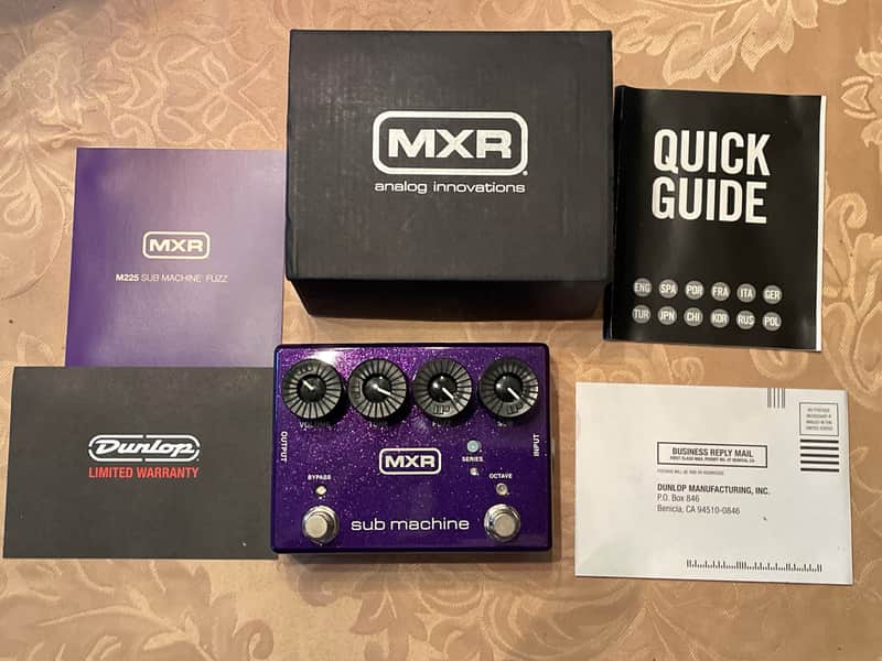 MXR M225 Sub Machine Fuzz BRAND NEW IN THE BOX - Purple image 1