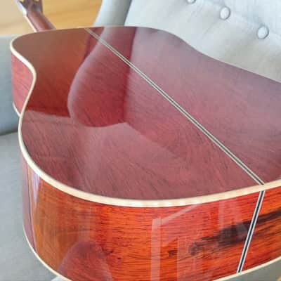 Hsienmo European Spruce- Cocobolo custom Dreadnought image 4