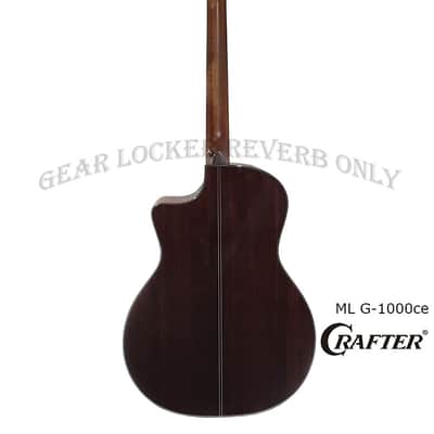 Crafter ML G-1000ce Anniversary all Solid Engelmann Spruce & Rosewood electronics acoustic guitar Bild 3