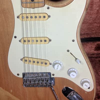 Hondo II Professional Stratocaster Made In Japan 1970's-Natural-Post Lawsuit image 5