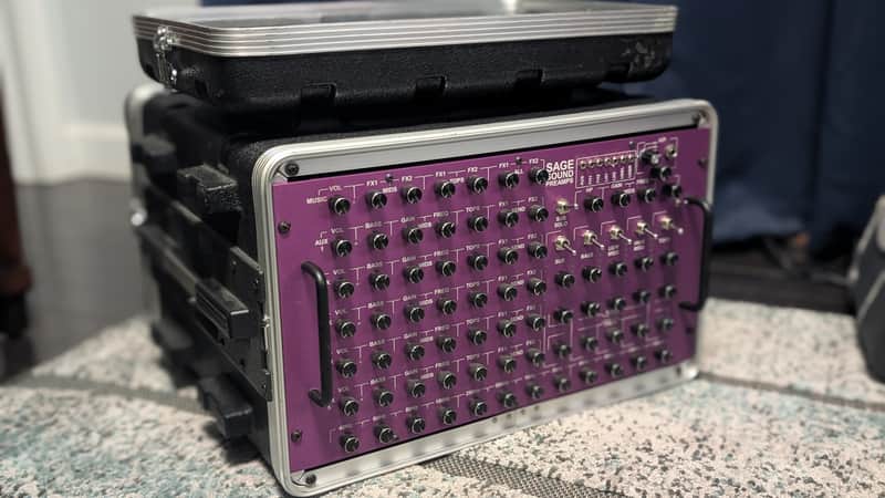 Sage 6U 5-Way Mono Preamp with DSP 230V - Purple image 1