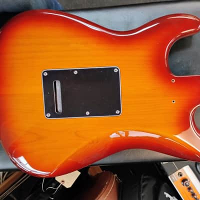 Fender Player Stratocaster HSS loaded pickguard body/Flame Top tobacco burst image 5
