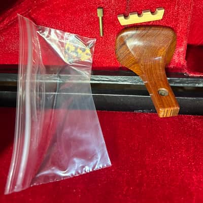 Vintage Chinese Yueqin Moon Lute 4-String w/ Case & Accessories – Traditional Folk Instrument image 9