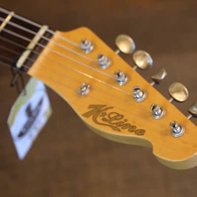 2022 K-Line Truxton Deluxe Thinline w/ Bigsby TV Jones Electric Guitar Gold Mist + OHSC image 10