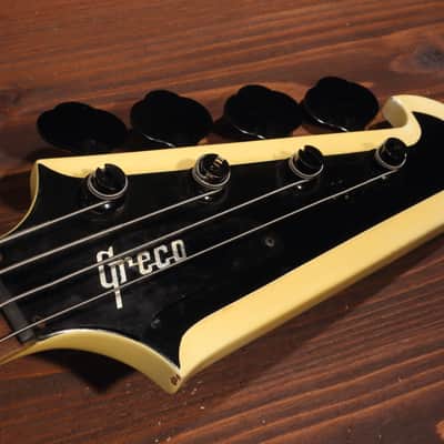 Greco Thunderbird bass TB-70 1986 Vintage White image 13