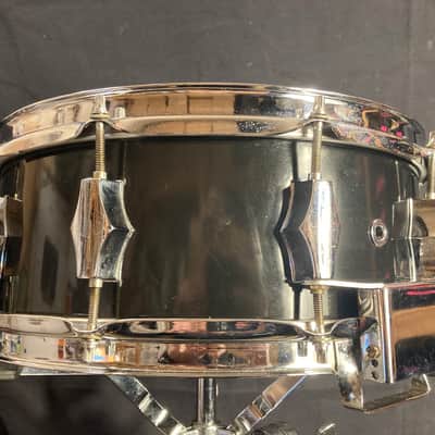 Fibes - 5.5x14" Nazareth Square-Badge Era, Black-over-Fiberglass Snare 1977–1979 image 8