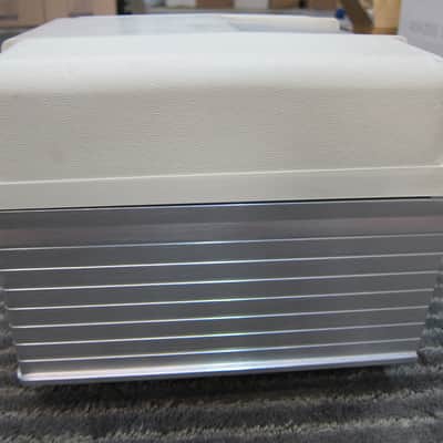 Bell-O-Matic 603 Stereo Tube Snap Load Cartridge Tape Player/Recorder, Internal/External Speakers, Working, 9 Tape Cartridges, RARE, USA, 1960s - Silver / Beige image 8