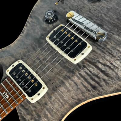 2012 Paul Reed Smith PRS 408 Flame Top with Birds ~ Grey Black image 5
