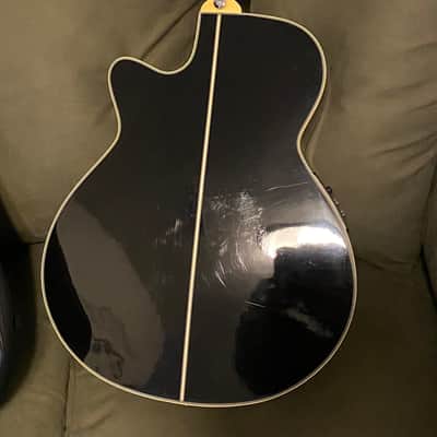 Ibanez AEG10 Series Acoustic-Electric Guitar Black- New Preamp  W padded Gigbag image 8