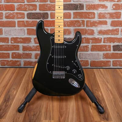 Fender Stratocaster Hardtail Black 1979 w/Hard Shell Case image 4