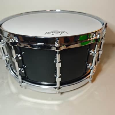 ⚡Tama Artstar/Artwood 14"X6.5" Snare Drum Made in Japan - Piano Black*NEW HEADS*⚡ image 5