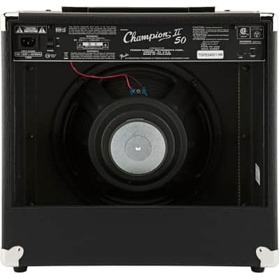 Fender Champion II 50 Guitar Combo Amplifier (1x12", 50 Watts) image 4