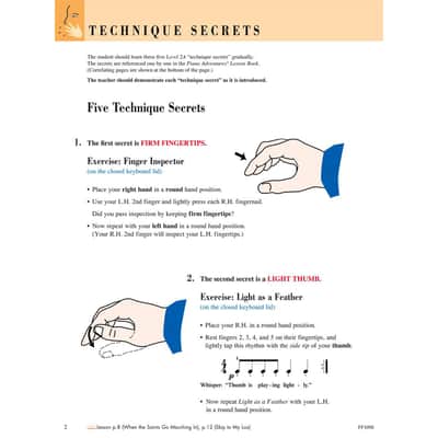 Piano Adventures | Technique & Artistry | Level 2A image 3