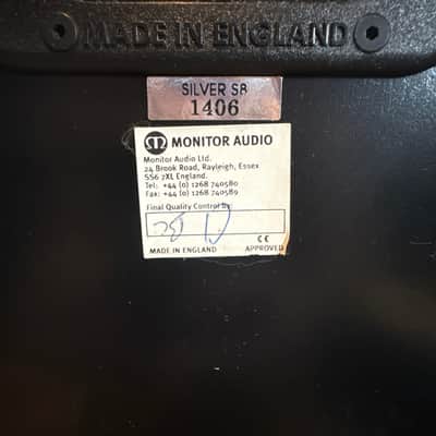 monitor audio speakers Silver S8 Made In England 1394 Audiophile Floor Standing image 15