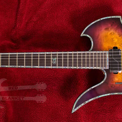B.C. Rich Mockingbird Extreme Exotic with Floyd Rose Left Hand EXMGFRPHLH 2020 Purple Haze image 2